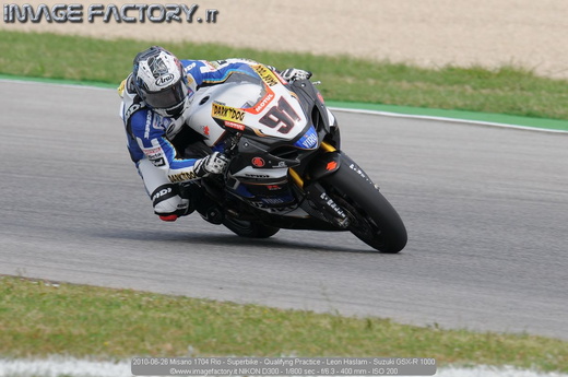 2010-06-26 Misano 1704 Rio - Superbike - Qualifyng Practice - Leon Haslam - Suzuki GSX-R 1000